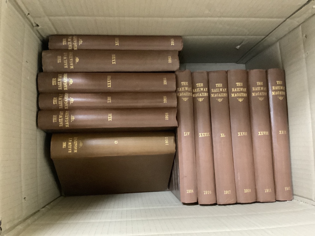 Railway Magazine 1897-1958 bound   TBC